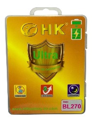 BATERIA  MOTO G6 PLAY / MOTO E5 / LENOVO K6 PLUS BL270 HK ULTRA