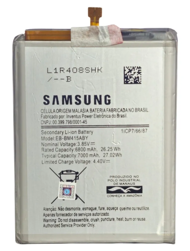 BATERIA SAMSUNG M51 / M62 EB-BM415ABY NACIONAL
