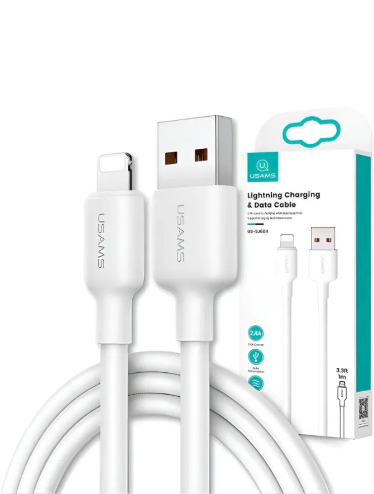 CABO IPHONE USB PARA LIGHTNING 1M USAMS U55 SJ448USB01
