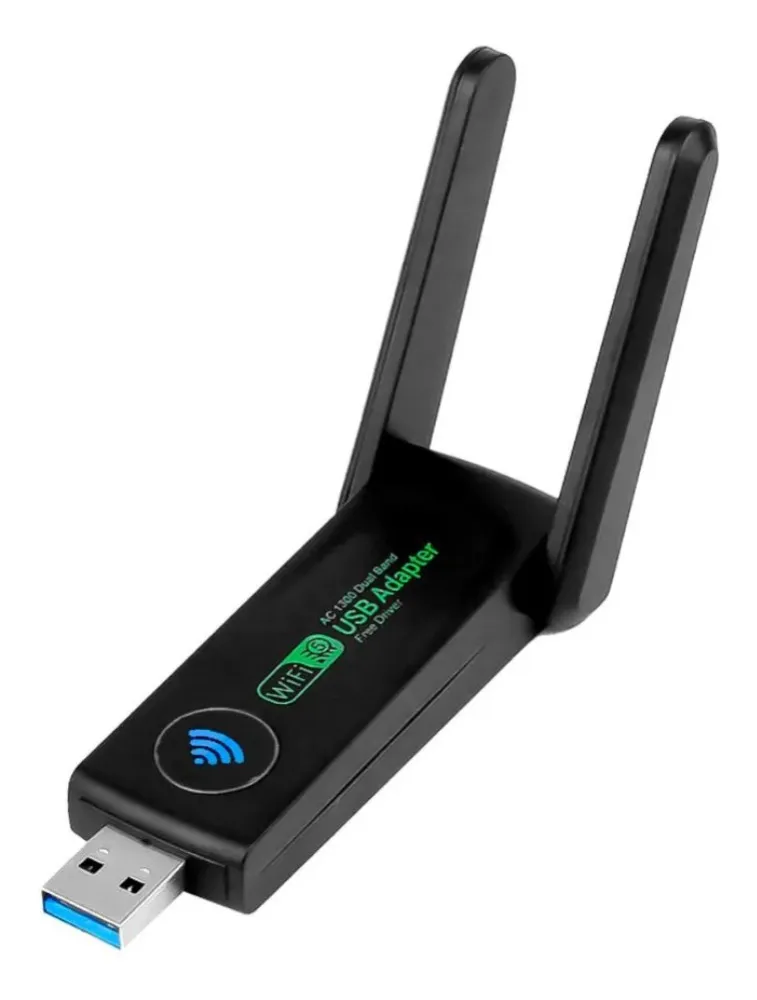 ADAPTADOR WIRELESS WI-FI DUAL BAND 2,4G 5G 1300MBPS USB KNUP KP-AW162