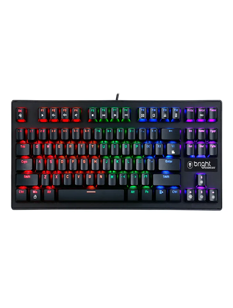 TECLADO MECANICO GAMER COMPACT GTC559 BRIGHT
