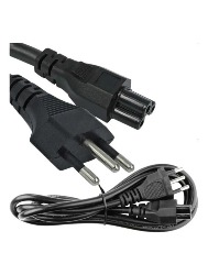 CABO DE FORÇA PARA FONTE DE  NOTEBOOK /TV TRIPOLAR 3 PINOS