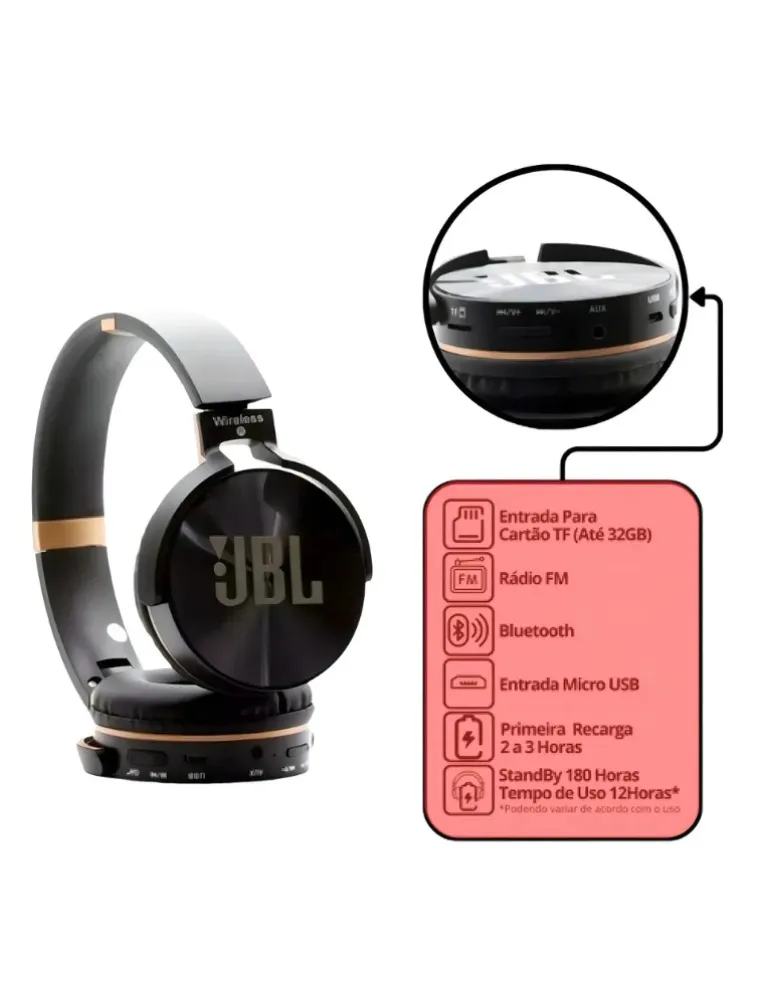 FONE BLUETOOTH JBL JB950