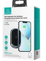 CARREGADOR VEICULAR MAGNETICO 15W USAMS CD182ZJ01