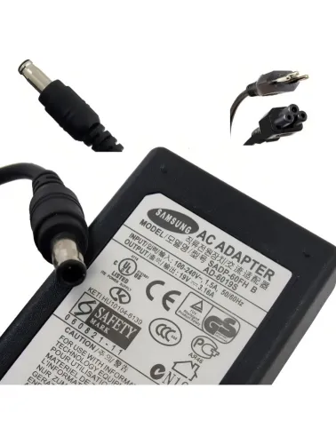 FONTE NOTEBOOK SAMSUNG 19.5V PINO NORMAL