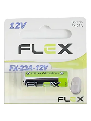 BATERIA ALCALINA A23 12V FLEX FX-23A (UNIDADE)