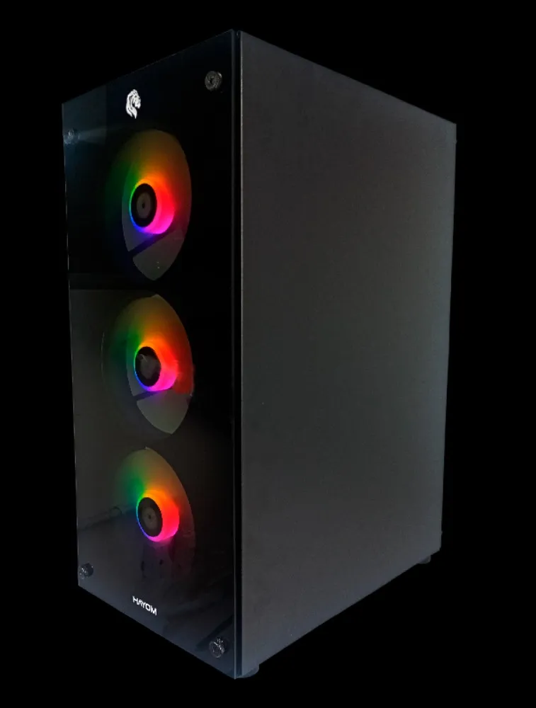 GABINETE GAMER HAYOM C/ 3 FANS - GB1769