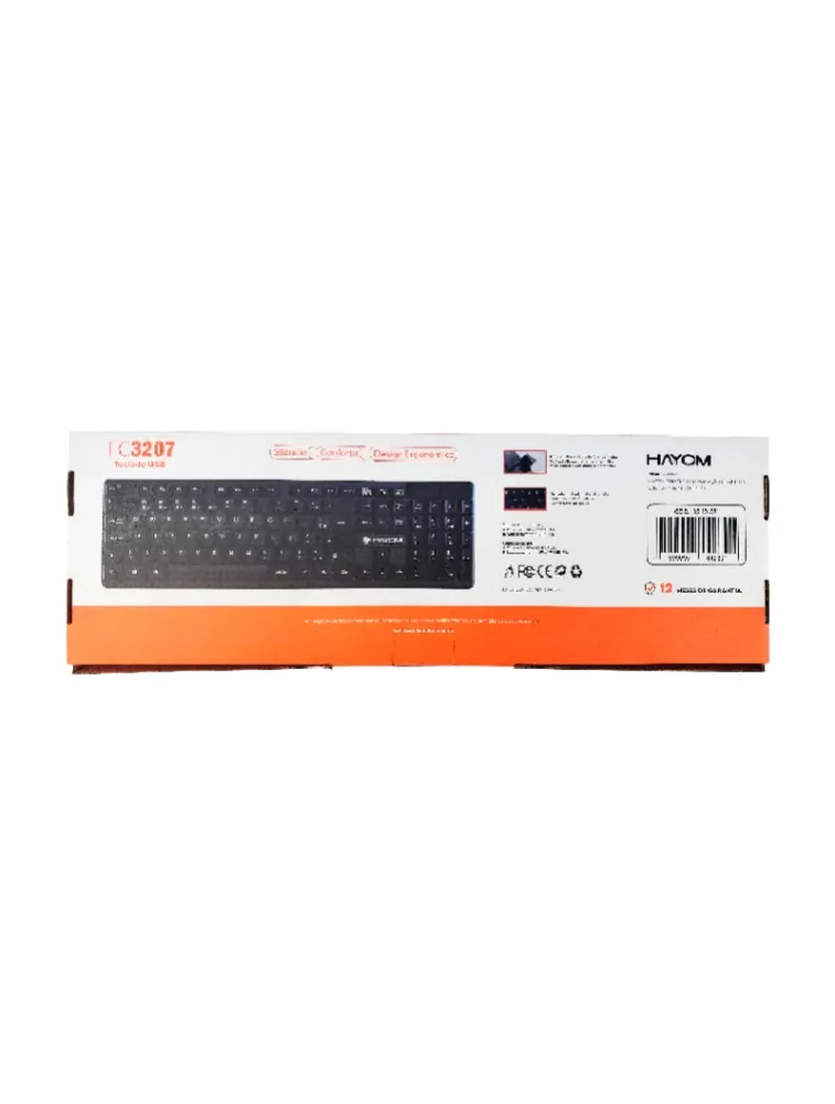 TECLADO BASICO ABNT2 USB HAYOM - TC3207
