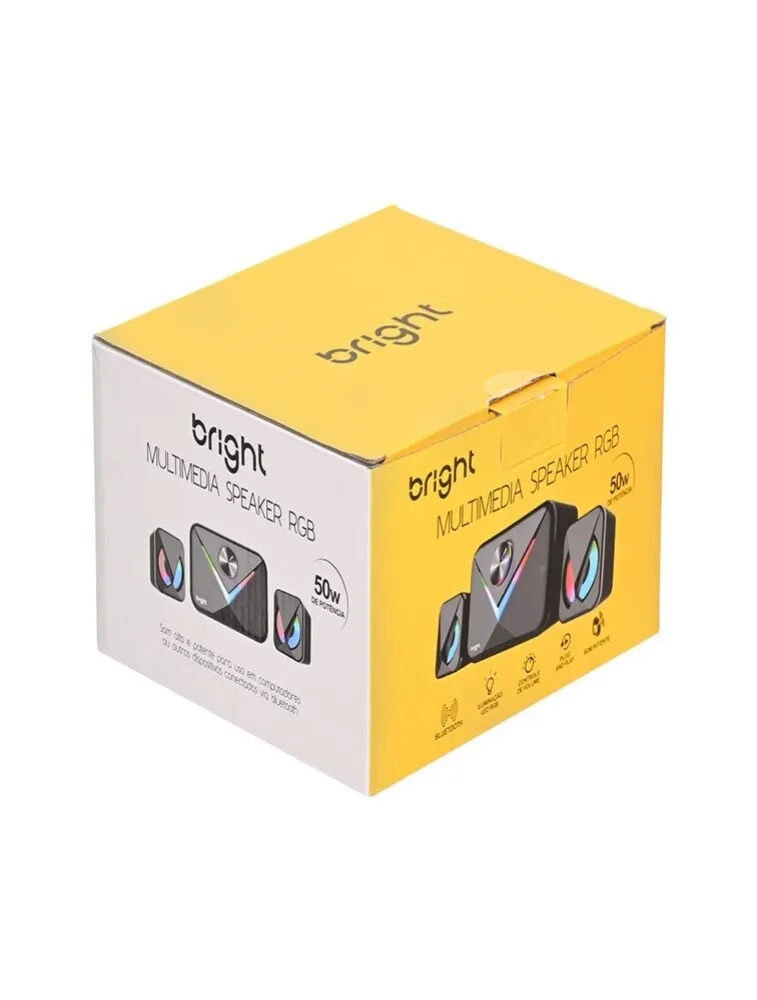 CAIXA DE SOM  BLUETOOTH BRIGHT CX004