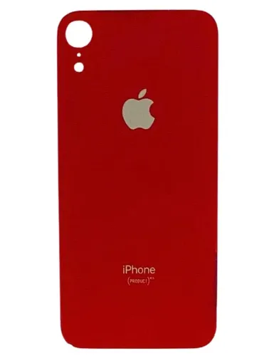 TAMPA TRASEIRA IPHONE XR VERMELHA