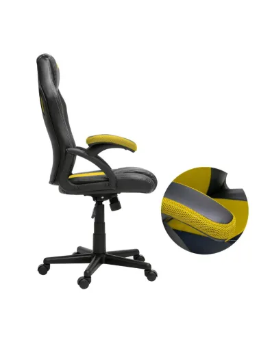 CADEIRA GAMER BRIGHT PRETA E AMARELA COD 0605