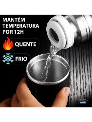 GARRAFA TÉRMICA  STANLEY COM 3 CANECAS 500ML HIGH QUALITY FLASK SET