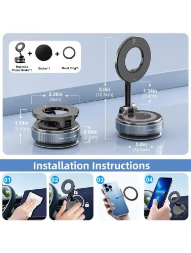 SUPORTE MAGNETICO VEICULAR PEI-PH43 PEINING