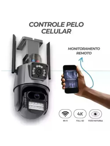 CÂMERA DE SEGURANÇA DUPLA WIFI MO-9687J