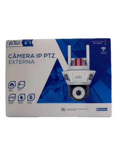 CÂMERA DE SEGURANÇA  IP PTZ EXTERNA VISÃO NOTURNA SIGMA-4823
