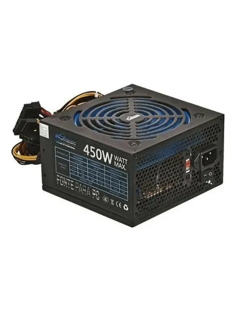 FONTE ATX PC GAMER 450W REAL BIVOLT COWBOY SILENCIOSA KNUP KP-533