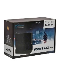 FONTE ATX PC GAMER 450W REAL BIVOLT COWBOY SILENCIOSA KNUP KP-533