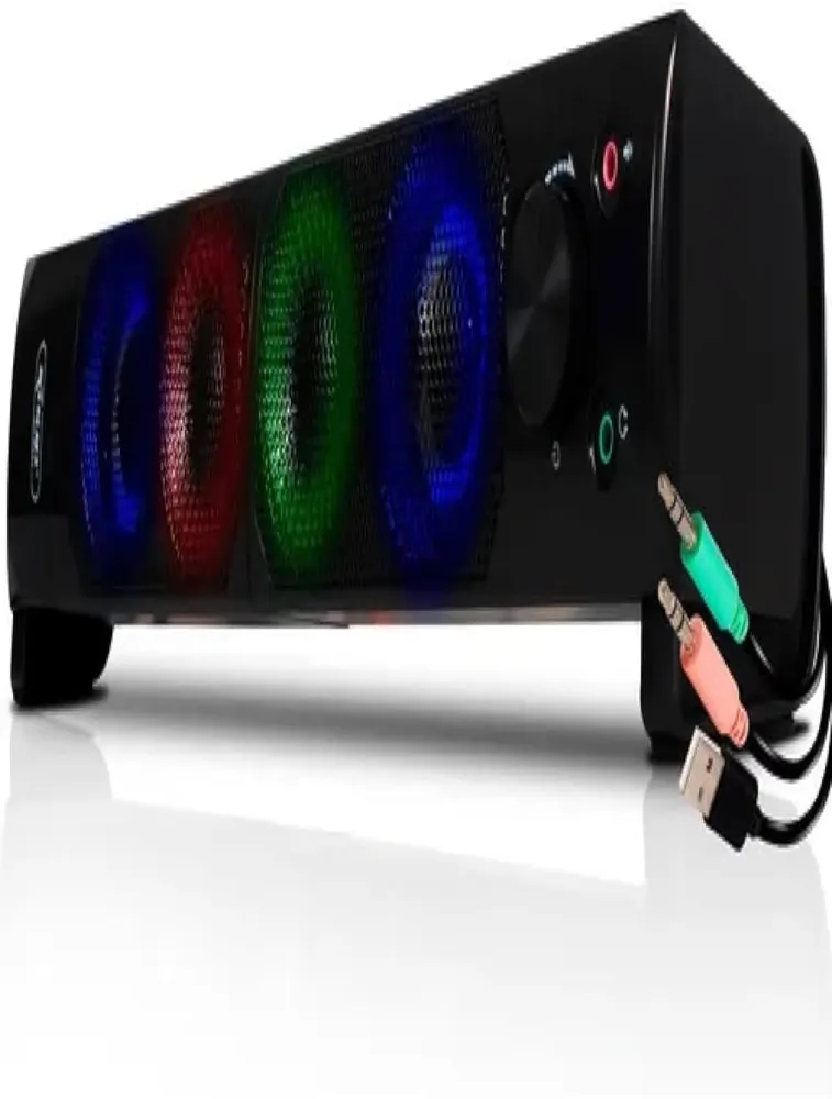 MINI ALTO-FALANTE PC KNUP KP-6040 PRETO 127/220V