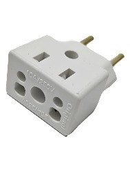 ADAPTADOR DE TOMADA UNIVERSAL BOB ESPONJA 10A/20A
