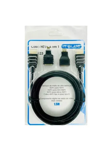 CABO HDMI 4 EM 1 IT-BLUE LE-6623