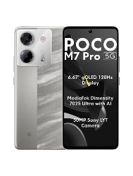 CELULAR XIAOMI POCO M7 PRO 5G GLOBAL 256GB 8GB RAM DUAL SIM TELA 6.67" - PRATA