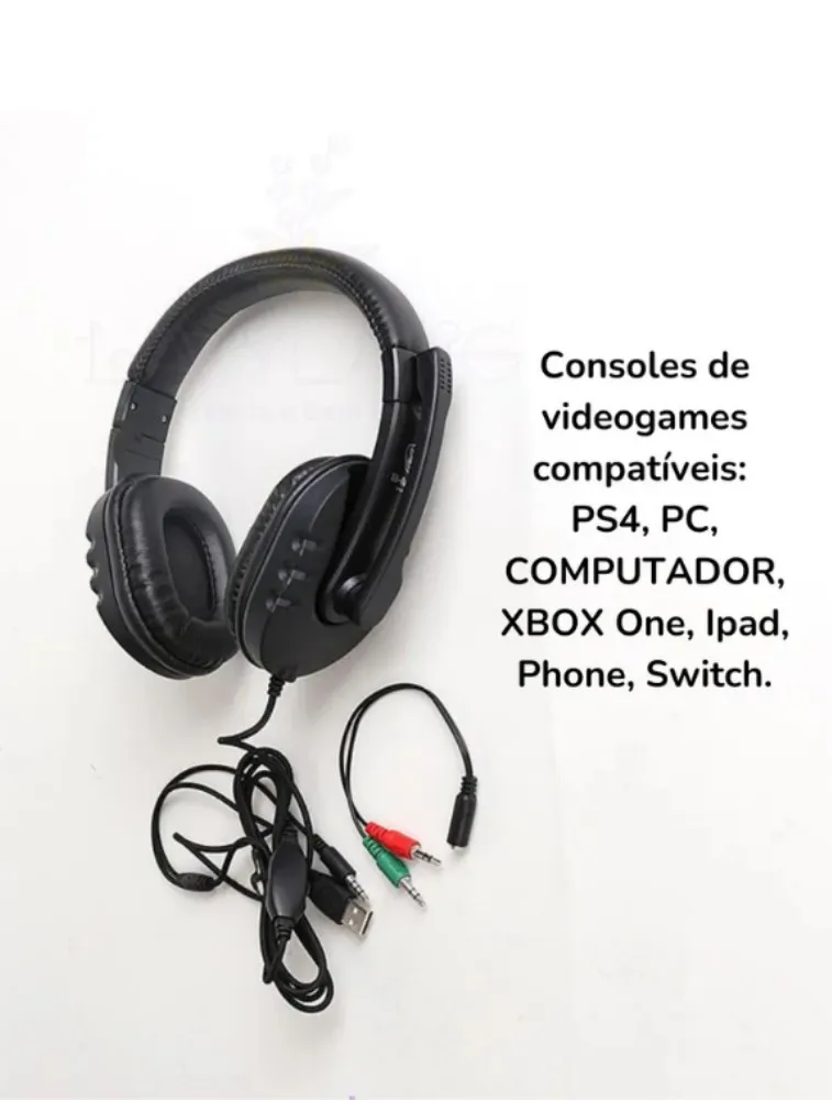 FONE DE OUVIDO HEADSET GAME - XBOX ONE PS4 PC COM MICROFONE BM-216