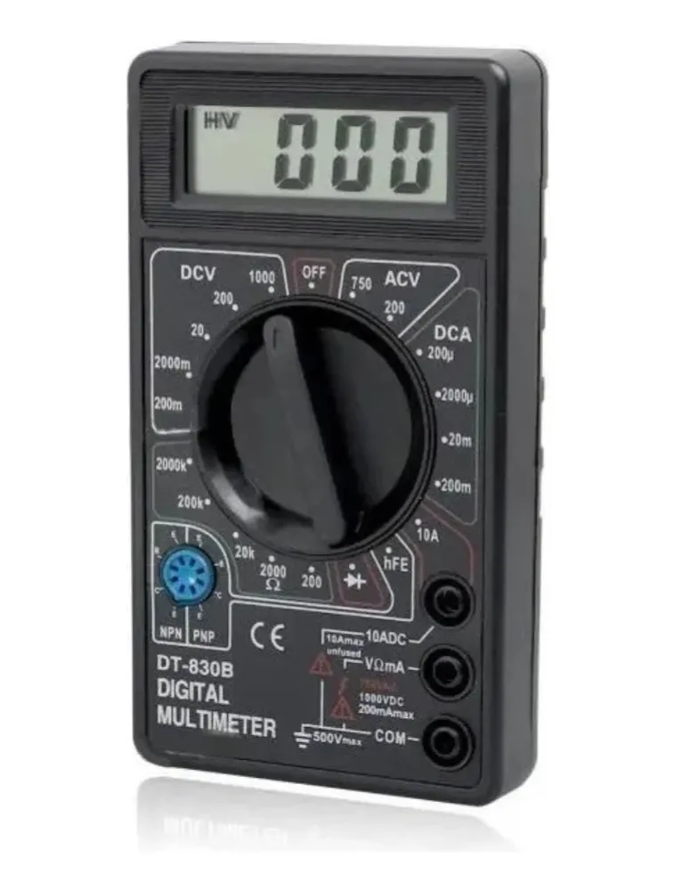 MULTIMETRO DIGITAL MXT DT830B PRETO