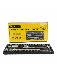 CONJUNTO DE SOQUETES COM 40 PEÇAS 1/4” E 1/8” H900
