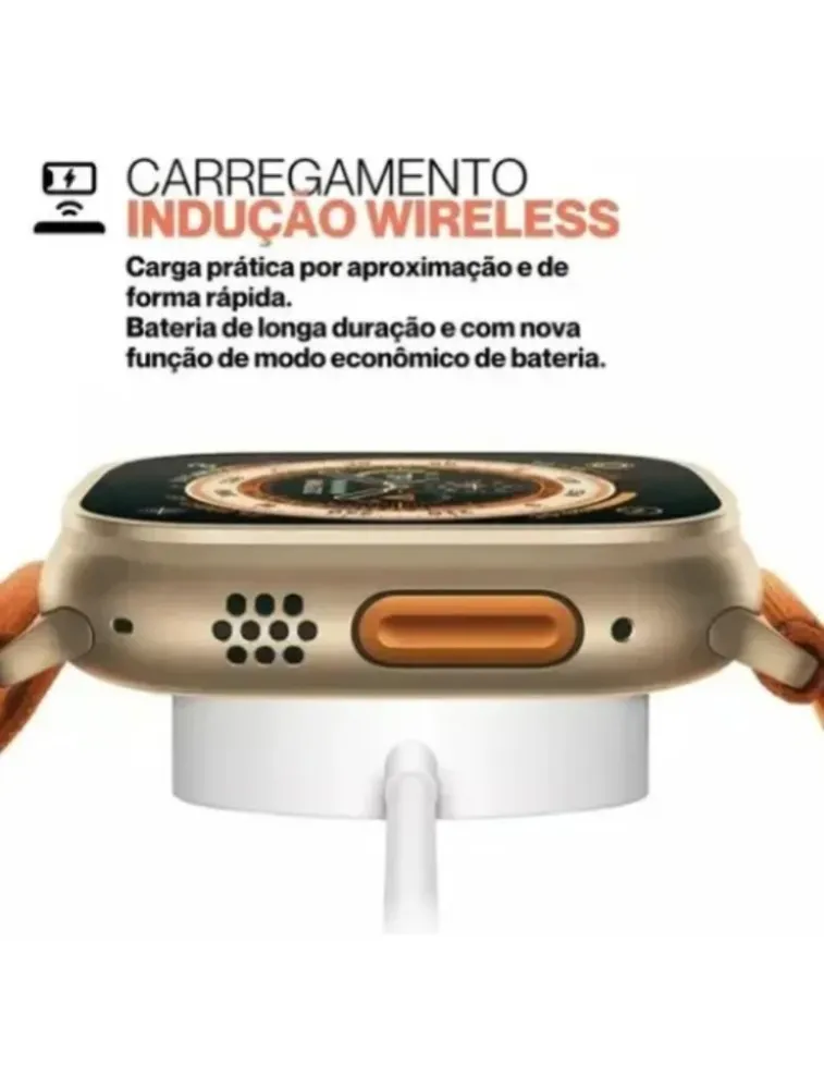 RELOGIO SMARTWATCH REVENGER RG-W61 TELA 49MM FUNÇÕES SAÚDE 3 PULSEIRAS