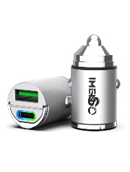 CARREGADOR VEICULAR IMENSO IMS210 45W USB/USB-C QUICK CHARGE COR PRATEADO