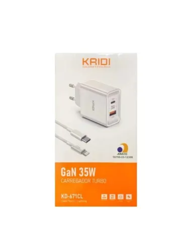 FONTE TIPO C DULPLO KAIDI 35W CQ-1502