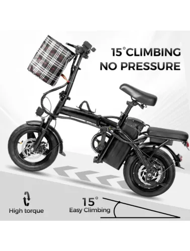 BICICLETA SCOOTER ELÉTRICA  STARMEGA W8 -400W DOBRÁVEL