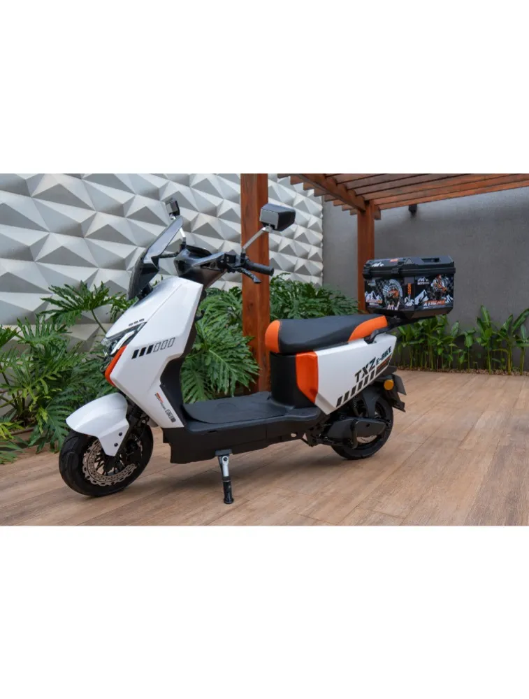 BICICLETA ELÉTRICA SCOOTER BIVOLT FOREVER P9 1000W  AUTOPROPELIDO BRANCA