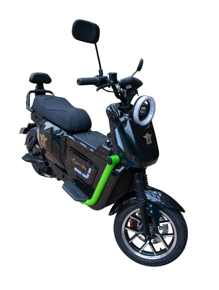 BICICLETA ELÉTRICA SCOOTER BIVOLT ENGIE G08 U2 1000W PRETA