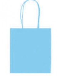 SACOLA COLOR  22,5X 31,5 X 10,5 AZUL CLA