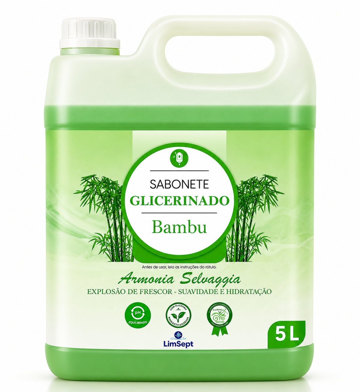 Armonia Selvaggia Bambu 5L LimSept | Sabonete Líquido Perfumado