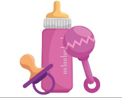 Mordedor Lolly 2+ meses, estrelas, azul com 1 unidade 