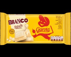 BARRA CHOCOLATE GAROTO CHOC BRANCO 80G