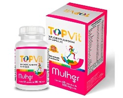 TOPVIT MULHER 500MG 60CAP
