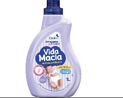 AMACIANTE DE ROUPA GLICERINA & AMÊNDOAS VIDA MACIA FRASCO 1L