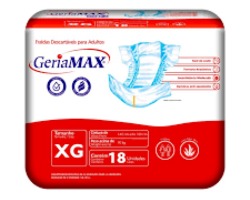 FRALDA GERIATRICA GERIAMAX AD TAMANHO XG 18UN