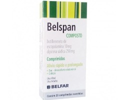 BELSPAN 250MG+10MG 20CP REV