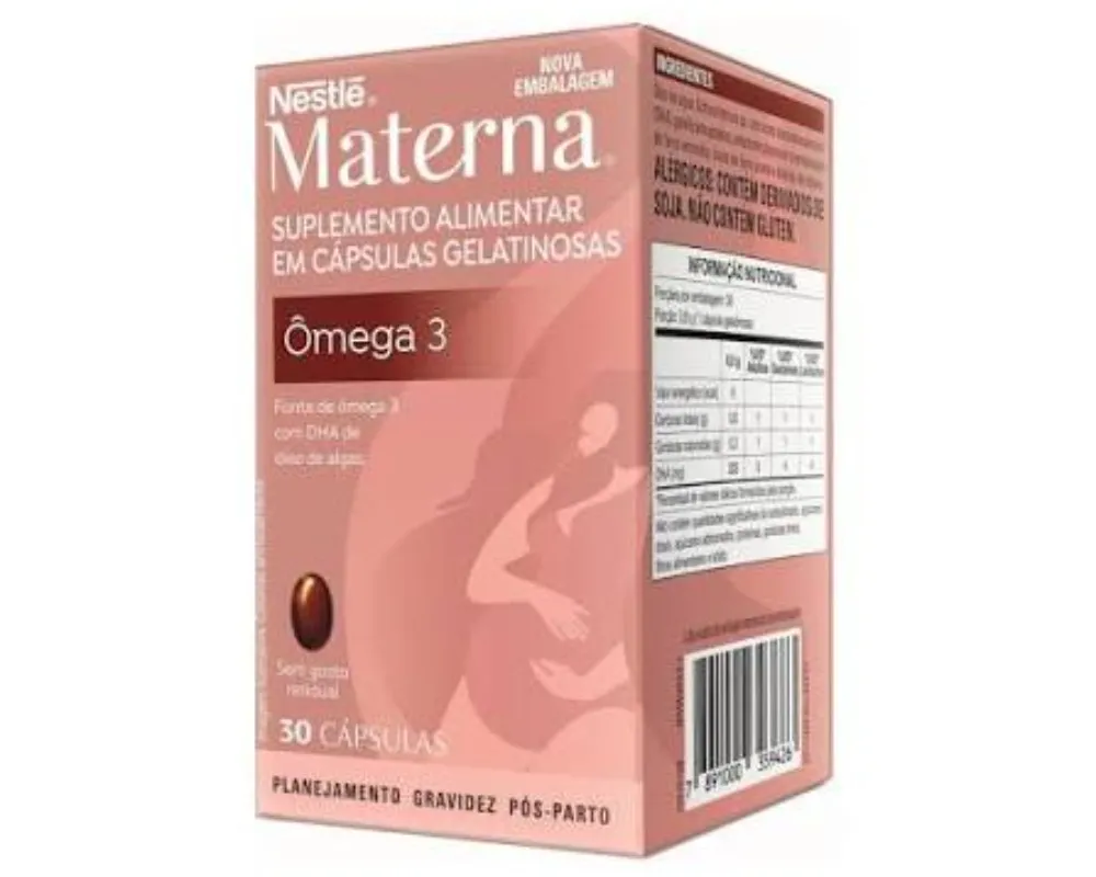 MATERNA OMEGA 3 DHA 30CAP GEL