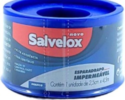CURATIVO ESPARADRAPO IMPERMEÁVEL 2,5X4,5M SALVELOX 1UN