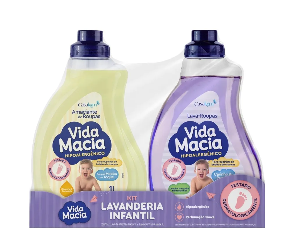 KIT VIDA MAC AMACIANTE+LAVA ROUPA
