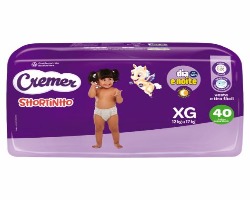 FRALDA CALÇA CREMER HIPER XG COM 40 UNIDADES