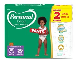 FRALDA PERSONAL PANTS TOT XXG 36UN