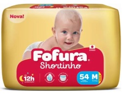 FRALDA FOFURA BABY SHORTINHO M 54UND