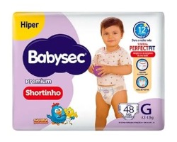 FRALDA BABYSEC GAL PIN SHOR G 48UN