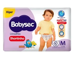FRALDA BABYSEC GAL PIN SHOR M 60UN
